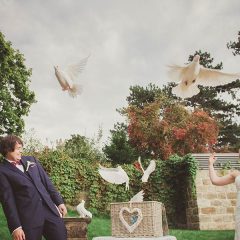 Verschönern Sie Ihren Hochzeitstag durch das steigen lassen von Hochzeitstauben in Dresden und Umgebung
