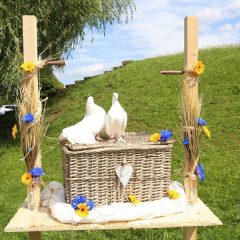 Verschönern Sie Ihren Hochzeitstag durch das steigen lassen von Hochzeitstauben in Dresden und Umgebung