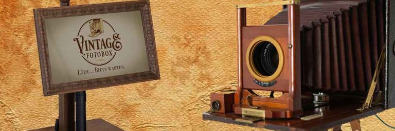 Fotobox-Vermietung Leipzig – Vintage-Fotobox