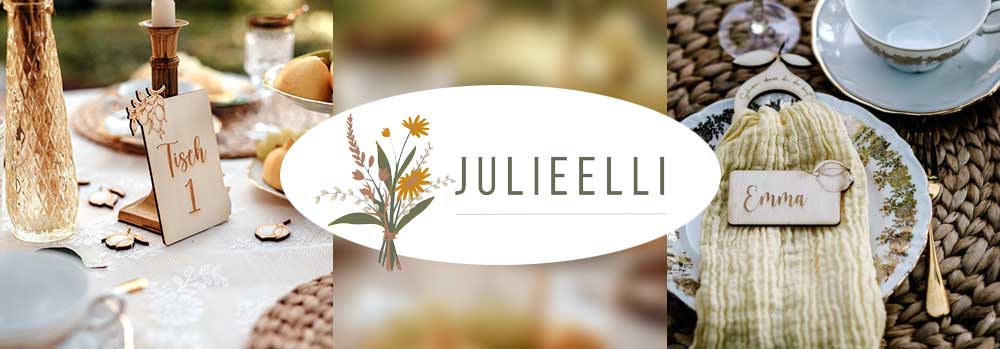 JulieElli Nadelarbeit – Hochzeitsdekoration & Geschenke