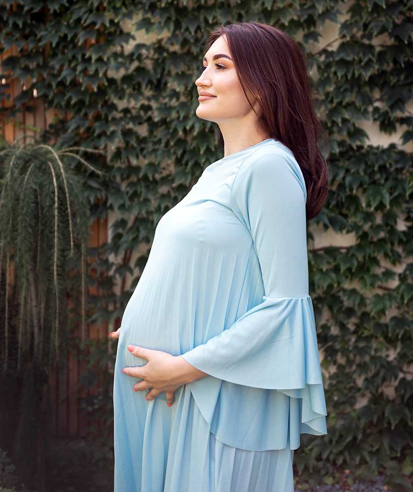 schwangere Hochzeitsgäste