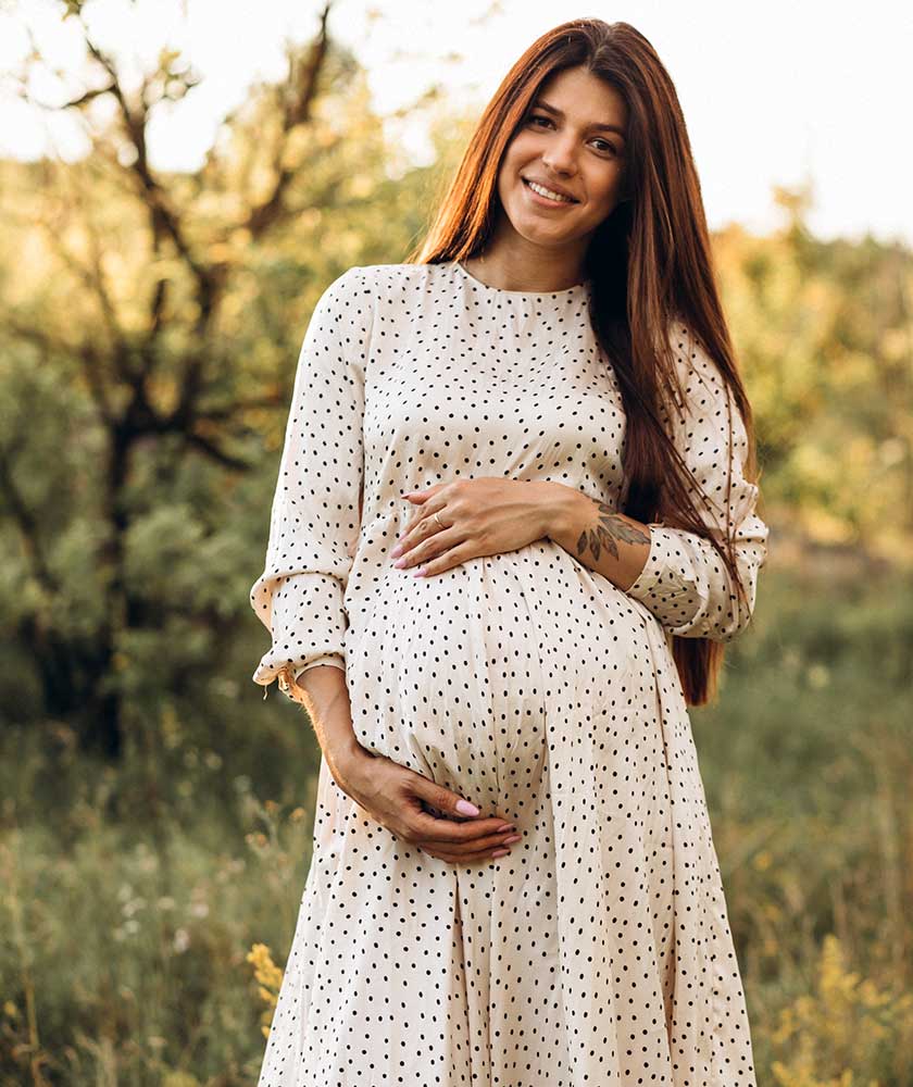 schwangere Hochzeitsgäste