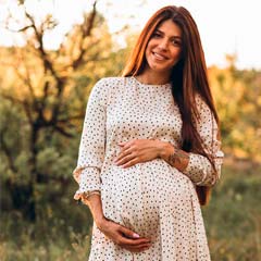 schwangere Hochzeitsgäste