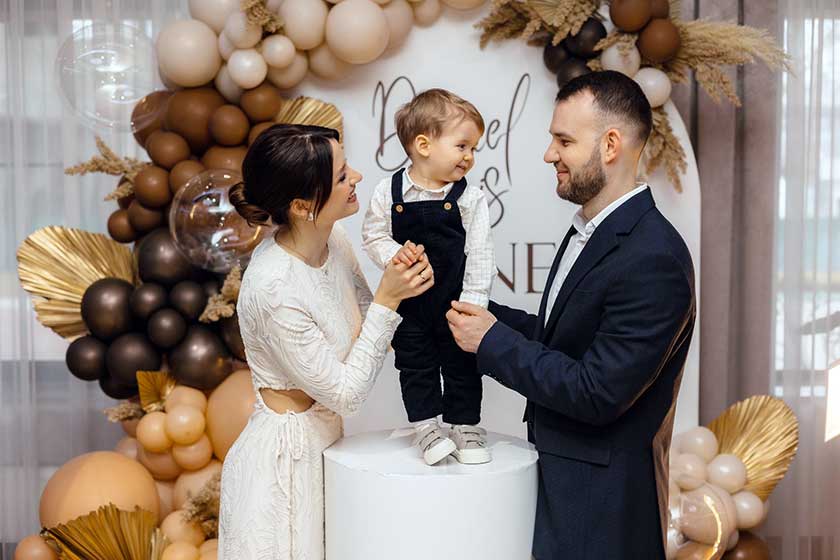 Ja-Wort mit Nachwuchs