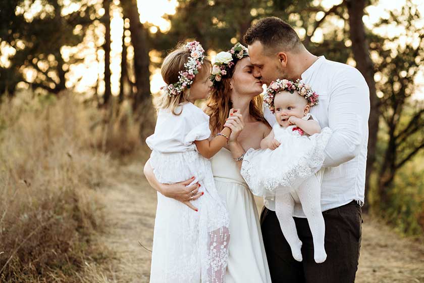 Ja-Wort mit Nachwuchs